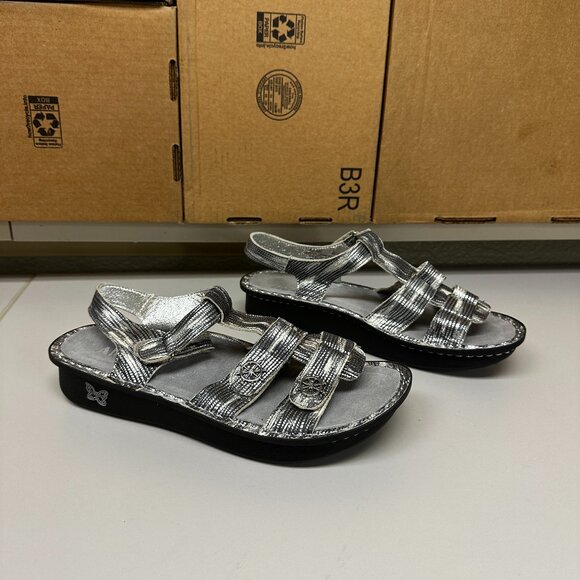 Alegria Sandals - silver - size 42 - Picture 1 of 6